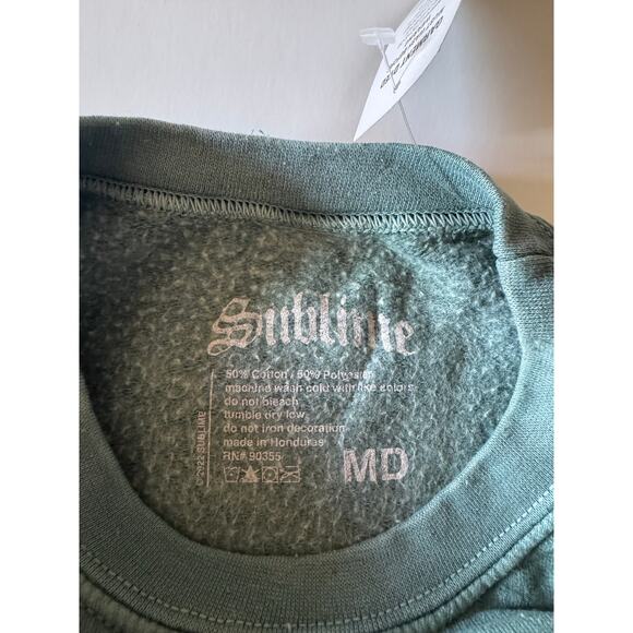 NWT Buckle Sublime 40 oz. To Freedom Jade Sweatshirt - Picture 6 of 7